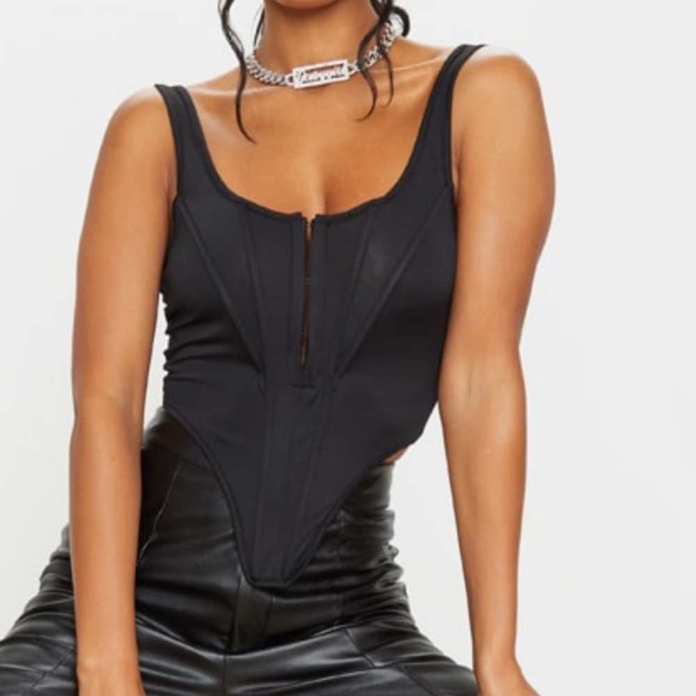 PrettyLittleThing Pointed Hem Corset